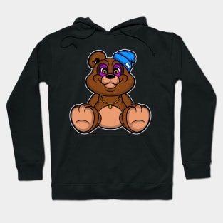 smilling bear cartoon Hoodie